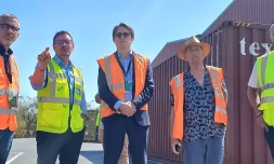 Le Port : visite de la délégation du pacte mondial de l’ONU au centre Cycléa