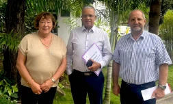 Cyrille Melchior a rencontré la sénatrice Viviane Malet et le sénateur Stéphane Fouassin