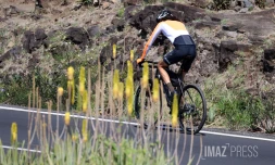 cycliste la montagne 