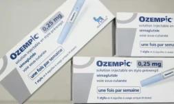 Une gamme de médicaments appelés GLP-1 (Ozempic, Wegovy, Mounjaro...) efficaces contre le surpoids et le diabète, pourrait aider à lutter contre l'obésité, qui touche plus d'un milliard de personnes dans le monde, selon l'OMS ( AFP / SEBASTIEN BOZON )
