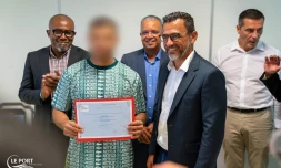 Le Port : remise de diplômes aux détenus des ateliers d'insertion