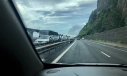 Route du Littoral : encore 6 kilomètres de bouchons 