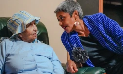 Saint-Denis : Lucie Calcine a fêté ses 100 ans 