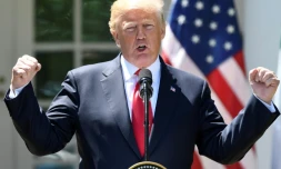 Le président américain Donald Trump à Washington, le 30 avril 2018