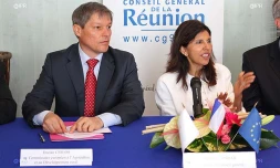 Dacian Ciolos et Nassimah Dindar