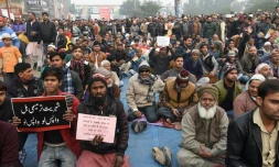 Manifestation à New Delhi, le 20 décembre 2019 contre la loi sur la citoyenneté