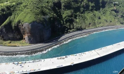 travaux route du littoral