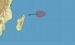 Météo : une zone suspecte actuellement située au sud de Diego-Garcia [?]