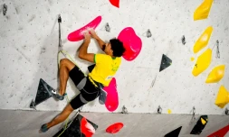 Escalade : Sam Poullain présent à la Coupe d’Europe de difficulté Jeunes de Dornbirn  [?]