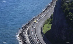 éboulis, éboulement, route du littoral, ravine à malheur 