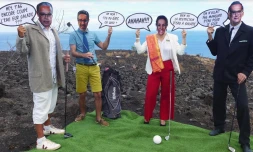 Extinction Rebellion : Action contre les golfs