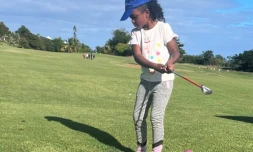 Des sessions de golf pour les marmay de Bellemène et de Bras canot ce matin 