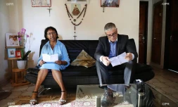 Thierry Robert et sa mère