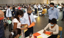 "Plan Masques" du Département : premier atelier de fabrication avec le Syndicat de la Couture Réunionnaise
