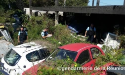 Carcasse de voiture, Gendarmes, Environnement 