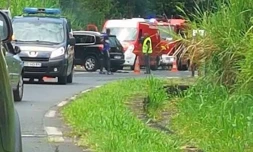 Accident à St benoit 