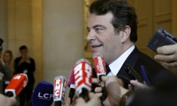 Thierry Solère, porte-parole de François Fillon, à Paris, le 14 février 2017