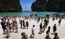 La plage de Maya Bay en Thaïlande