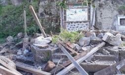 Le belvédère de Cap Noir détruit par un éboulis