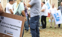 manif policier palais justice 