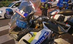 controle routier par la police nationale à saint-andré