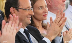 françois hollande et Valérie Trierweiler 