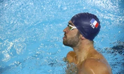 Le nageur Laurent Chardard aux championnats d'Europe 2021 à Funchal au Portugal 
