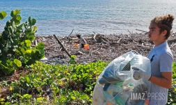 ramassage déchets après le cyclone 