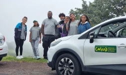 La Casud et l'ONF ont récupéré un important volume de déchets sur le chemin et le site du volcan
