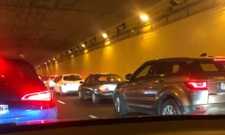 Saint-Denis - Le boulevard sud est complétement embouteill