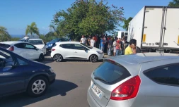 grève des élèves du CFA de saint-pierre 