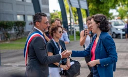 Visite de la Ministre de la Culture au Port