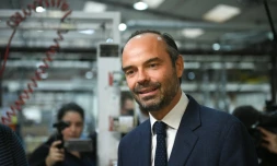 Le Premier ministre français Edouard Philippe le 11 septembre 2017 à Niort
