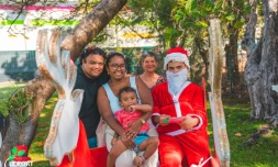 Le Port :  la crèche Ineslle Amelin a organisé une fête en vue de Noël 