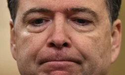 L'ancien directeur du FBI James Comey lors d'une audience au Capitole, à Washington, le 20 mars 2017 ( AFP / Nicholas Kamm )