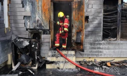 INCENDIE AU PORT OUEST