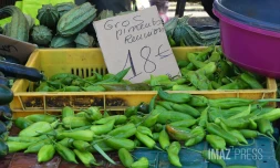 fruits et légumes au marché forain