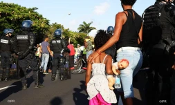 boulevard Lancastel bloqué par les Gilets jaunes