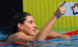 Victoire et record de France pour Charlotte Bonnet, lors de la 1re journée des Championnats de France en petit bassin, à Montpellier