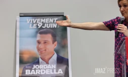 meetinf de Marine Le Pen