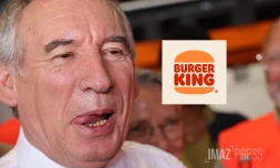 Poisson d'avril Bayrou ambassadeur burger king