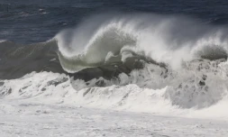 De la houle après le passage de Berguitta