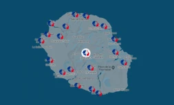 Les lieux de blocage des Gilets Jaunes réunionnais