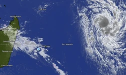 La forte tempête tropicale Indusa à 2.010 km de La Réunion, pas de menace pour les terres habitées