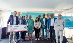 Région Réunion : remise officielle du chèque du Loto du patrimoine
