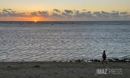 coucher de soleil plage 