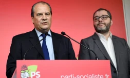 Le Premier secrétaire du PS Jean-Christophe Cambadelis lors d'une conférence de presse le 8 décembre 2016 à Paris