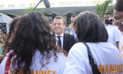 Emmanuel Macron en visite à La Réunion
