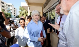  la ministre Isabelle Rome isabelle Rome est en visite à La Réunion 