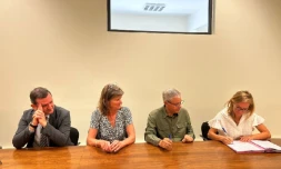 Tribunal judiciaire de St Pierre : signature de la convention EVVI le 31 août 2023